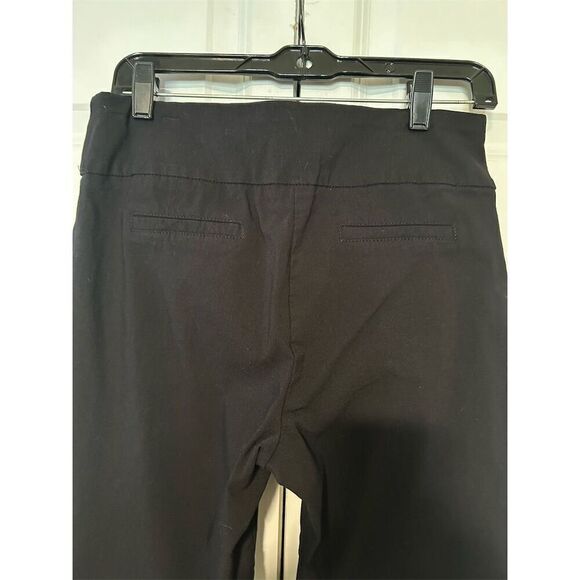 Zac & Rachel Women's Ankle Pants Black Size 8 Slim Fit Zip Pockets - Picture 3 of 6